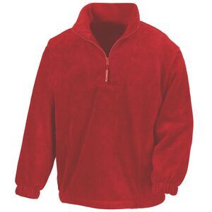Result Unlined Active 1/4 Zip Anti-Pilling Fleece Top / Red